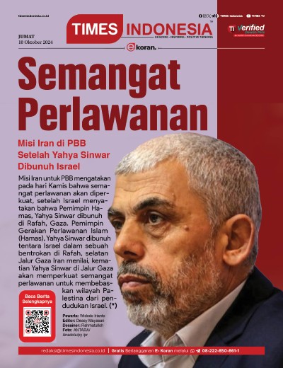 Edisi Jumat, 18 Oktober 2024: E-Koran, Bacaan Positif Masyarakat 5.0