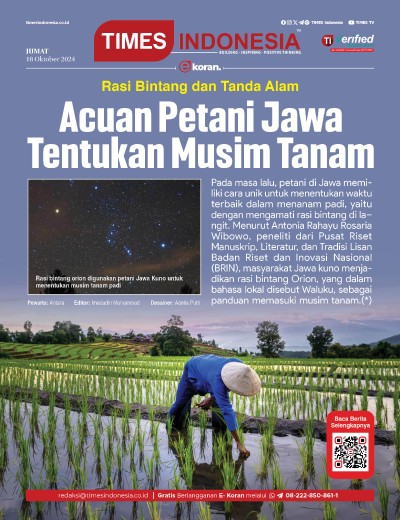 Edisi Jumat, 18 Oktober 2024: E-Koran, Bacaan Positif Masyarakat 5.0