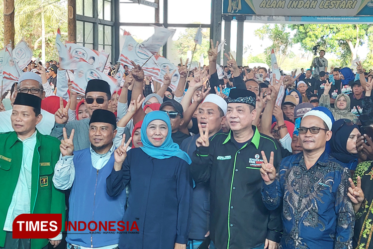 Kepada Warga Banyuwangi, Khofifah Berjanji Perkuat Logistik Jawa Timur