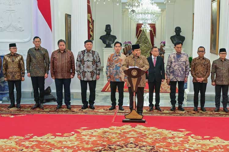 Kabinet Merah Putih Miliki 7 Koordinator Kementrian, Ini Pembagiannya