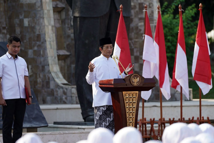 Apel Hari Santri 2024, Nasaruddin Umar: Santri Bisa Jadi Apa Saja