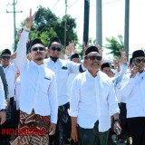 Ribuan Santri di Probolinggo Peringati Hari Santri Nasional dengan Upacara dan Jalan Sehat Sarungan