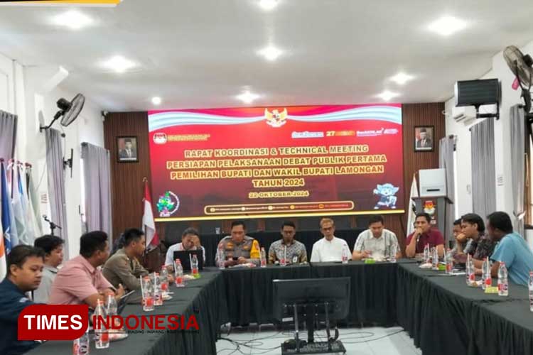 Debat Perdana Pilkada Lamongan, KPUD Lamongan Matangkan Persiapan