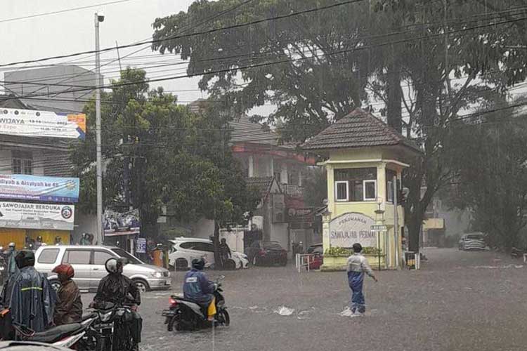 10 Titik Rawan Banjir di Kota Malang Saat Hujan Deras