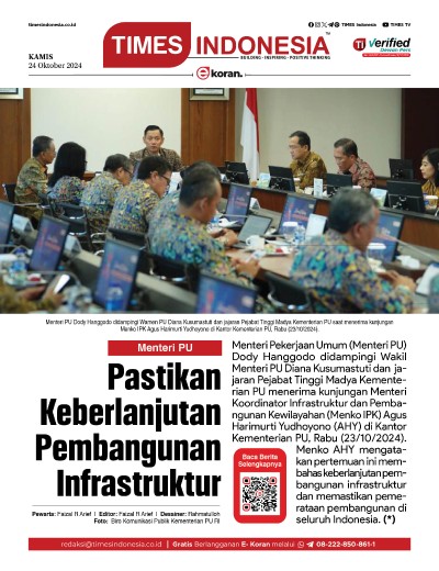 Edisi Kamis, 24 Oktober 2024: E-Koran, Bacaan Positif Masyarakat 5.0