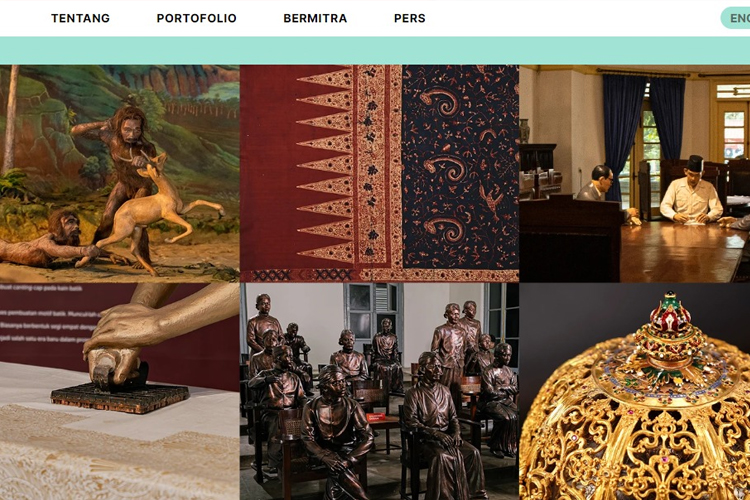 IHA website highlighting cultural heritage preservation programs. (21 oktober 2024) (Photo: iha.kemdikbud.go.id)