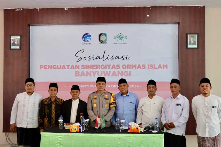 Jaga Stabilitas Wilayah, Kapolresta Banyuwangi Silaturahmi ke PCNU