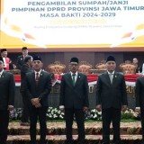 Pimpinan DPRD Jatim Definitif Periode 2024-2029 Dilantik