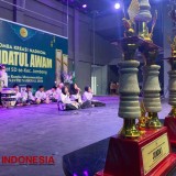 Kreatif, Siswa SD di Jombang Manfaatkan Peralatan Dapur saat Lomba Nadhom Aqidatul Awam