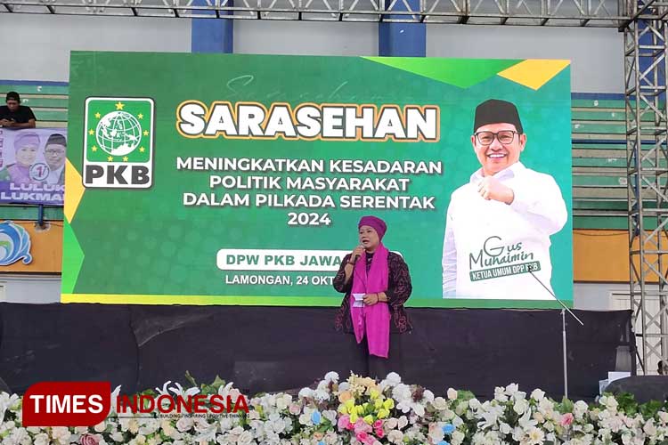 Datang ke Lamongan, Cagub Jatim Luluk Ungkap Strategi Ekonomi Baru