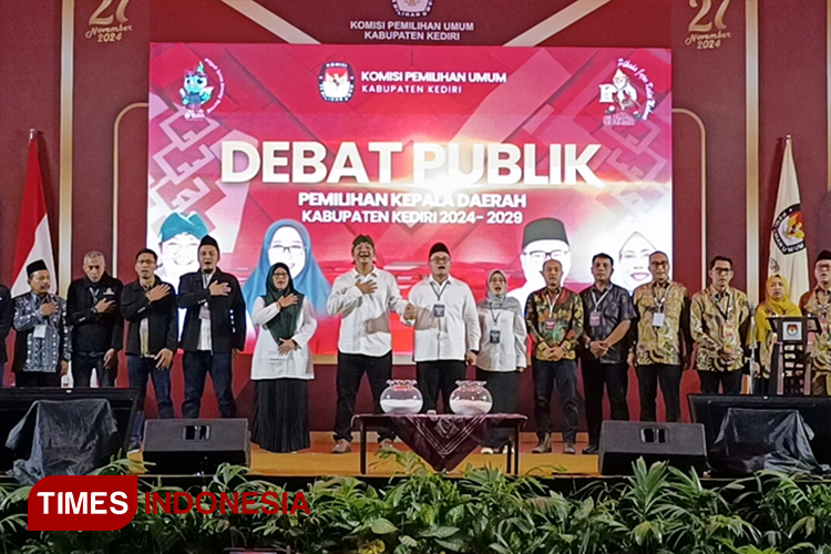 KPU Kabupaten Kediri Gelar Debat Publik Perdana Paslon Bupati dan Wakil Bupati Kediri