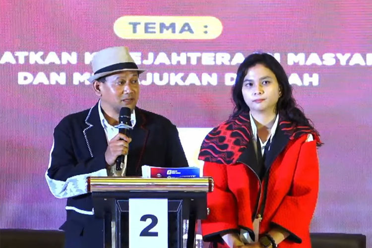 Paslon HC-Ganis Paparkan Visi Misi di Debat Publik, Tekankan Program Songo Sing Anyar