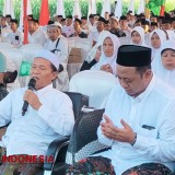 Bersama Ribuan Kader, PCNU Kabupaten Probolinggo Doakan Pilkada 2024 Aman