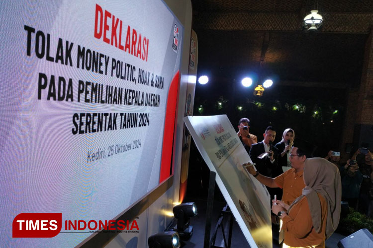 Bawaslu Kota Kediri Imbau Tolak Tolak Money Politics, Hoax dan Isu SARA