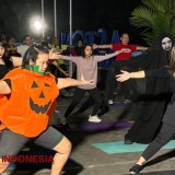 Seru! Hantu-hantu di Aston Banyuwangi Bakar Kalori dengan Goyang Pound Fit