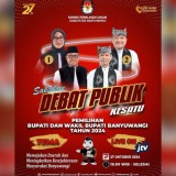 Jangan Sampai Ketinggalan, KPU Gelar Debat Publik Kesatu Pilkada Banyuwangi 2024