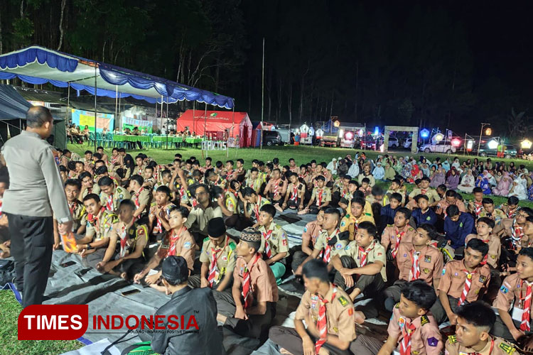 Tanamkan Nilai Nasionalisme, Polresta Banyuwangi Sosialisasi Giat Temu Siswa Taktis