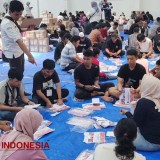 KPU Kabupaten Kediri Mulai Lakukan Penyortiran dan Pelipatan Surat Suara