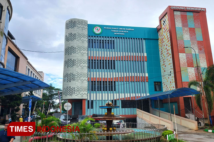RSUD Taman Husada Bontang tampak dari depan. (FOTO: Kusnadi/TIMES Indonesia)