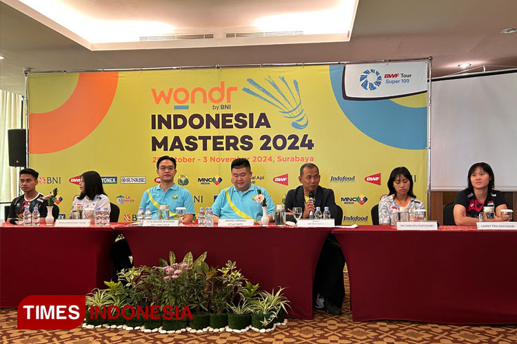 PBSI Gelar Turnamen WONDR by BNI Indonesia Masters II Super 100 di Surabaya 