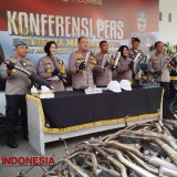 440 Knalpot Brong Hasil Operasi Zebra Polresta Malang Kota Dihancurkan