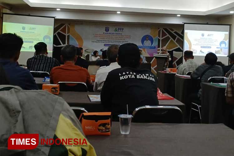 DKPPP Kota Banjar gelar Bimtek budidaya ikan guna meningkatkan pemenuhan produksi ikan di Kota Banjar. (Foto: Susi/TIMES Indonesia)