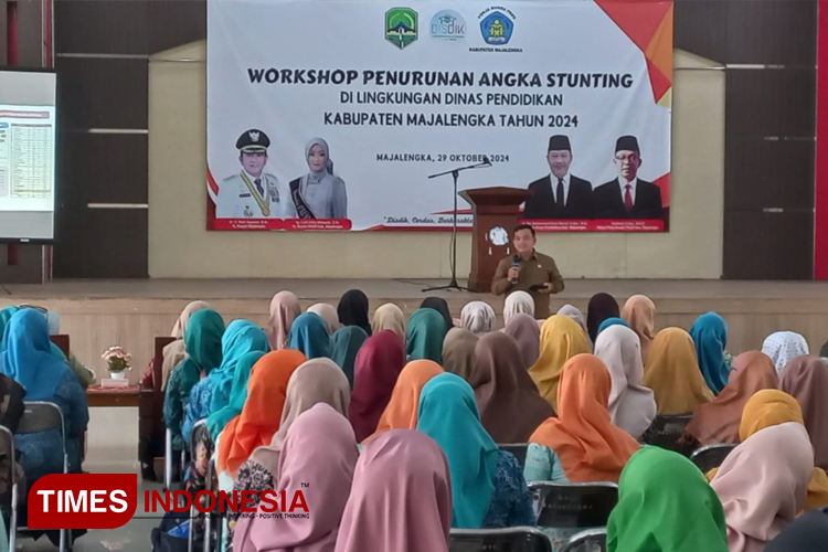 Ratusan Peserta Ramaikan Workshop Penurunan Angka Stunting oleh Disdik Majalengka