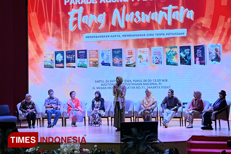 Elang Nuswantara Luncurkan 14 Buku di Perpusnas RI Jakarta