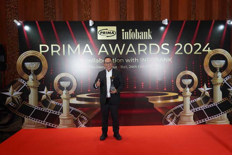 Bank Jatim Raih Platinum Award Best Issuer Bank (ATM) Prima Awards 2024