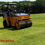 Revitalisasi Rumput Lapangan Stadion Batoro Katong Ponorogo Selesai Pekan Ini