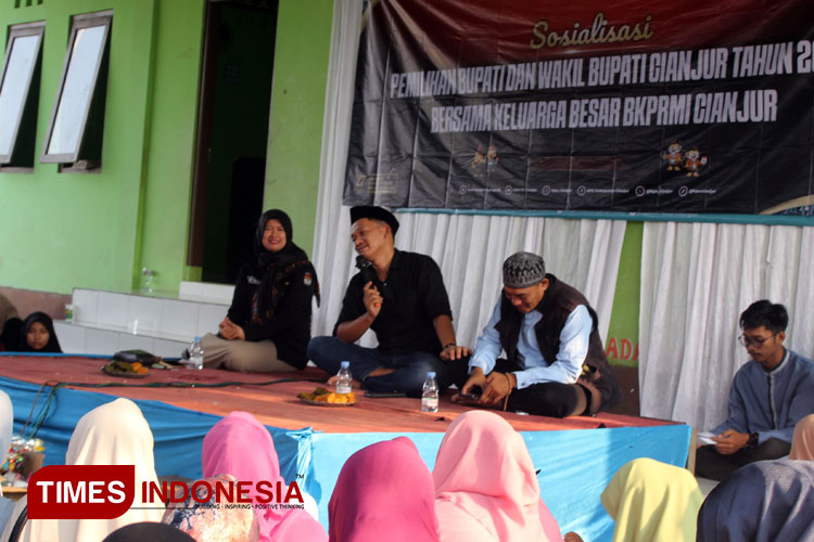 KPU Cianjur Gelar Sosialisasi Pemilihan Bupati dan Wakil Bupati Bersama DPD BKPRMI