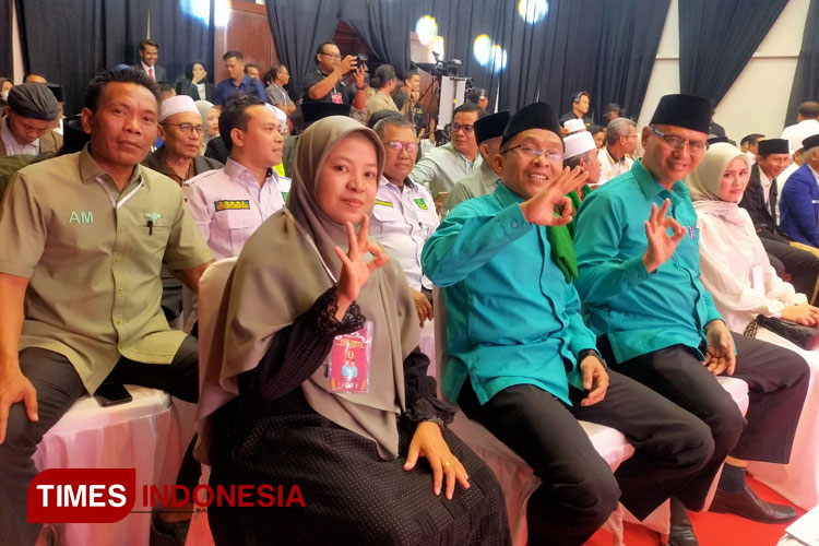 Muhsin-Junaidi Semangat Mengikuti Debat Terbuka Perdana pada Pilkada Lombok Utara 2024