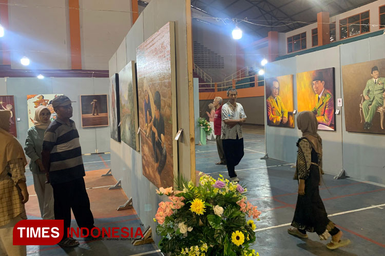 Pameran Seni 'ARTmosphere' Kopijo, Menjembatani Masa Depan Seniman Muda Jombang