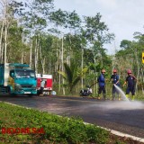 Solar Tumpah di Gunung Rondo Pacitan, Pengguna Jalan Diminta Waspada