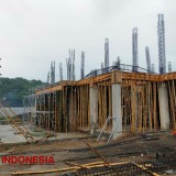 Hujan Lebat, Proyek Gedung DPRD KLU Rp10 Miliar Terancam Tak Tuntas