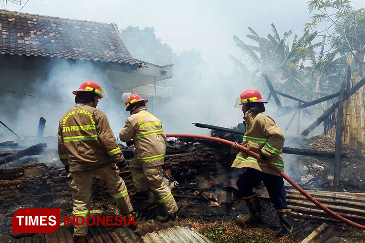 Sembilan Bulan Tak Ditempati, Kontrakan di Kota Probolinggo Ludes Terbakar