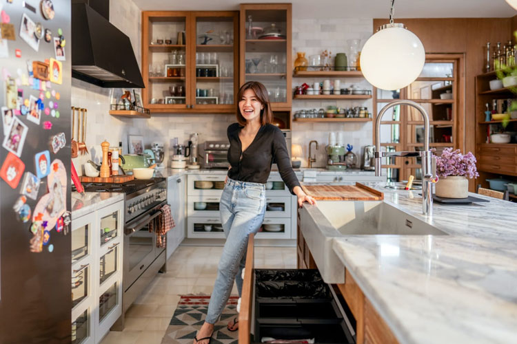 Desain Open Plan ala Agatha Suci, Rahasia Dapur Nyaman dan Praktis