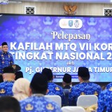 Lepas Kafilah MTQ Korpri 2024, Pj Gubernur Adhy Optimistis Jatim Bawa Pulang Gelar Juara Umum 