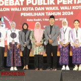 Debat Publik pertama Kedua Paslon Walikota dan Wakil Walikota Paparkan Program Unggulan