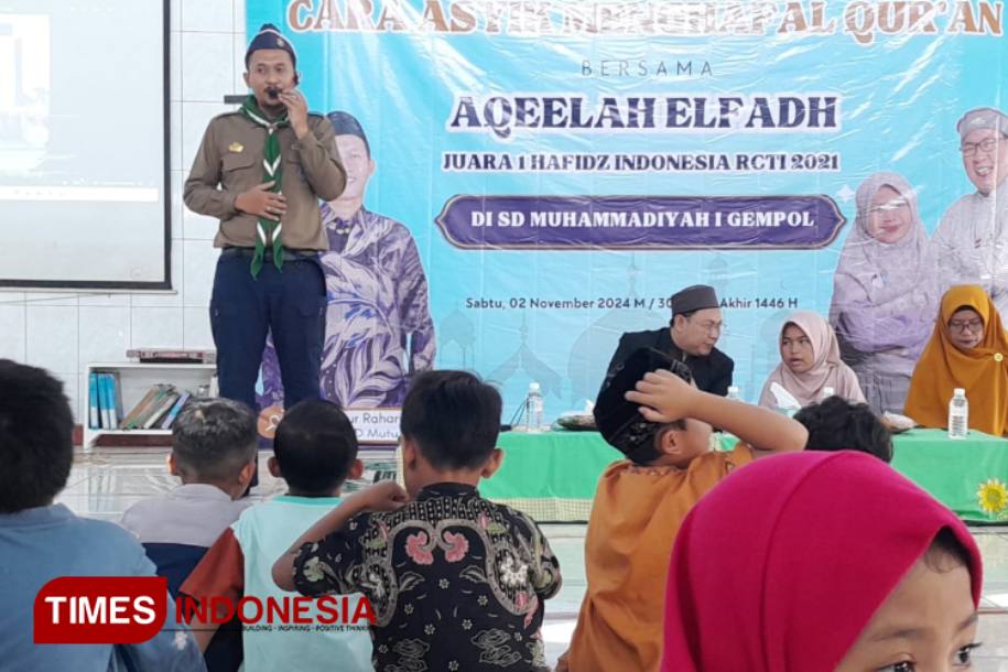 Hadirkan Aqeela Elfadh, SD Muhammadiyah 1 Gempol Pasuruan Motivasi Siswa Cara Menghafal Alquran