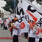 Wujudkan Kemenangan MASBOY, Ratusan Kader PKS Gelar Flashmob di Jalan Raya Pemalang