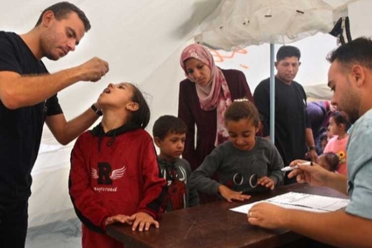 Lokasi Vaksinasi Polio di Gaza Utara Dihantam Rudal, Empat Anak Terluka