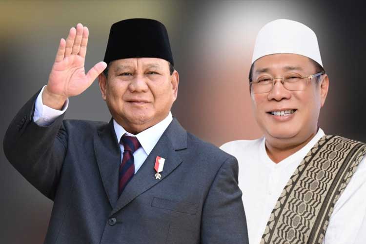 Prabowo Subianto, Ketua Dewan Pembina GSN dan Suhaili FT. (Foto: Relawan Zul-Uhel for TIMES Indonesia)