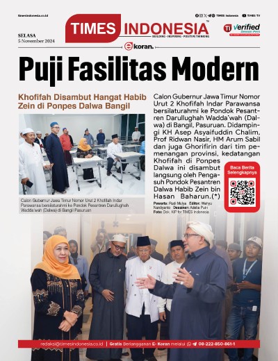 Edisi Selasa, 5 November 2024: E-Koran, Bacaan Positif Masyarakat 5.0