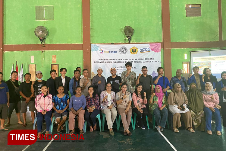 Universitas Bumigora dan Unram Kembangkan Eduwisata Madu Trigona di Desa Sokong Lombok Utara