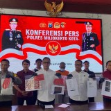 Polres Mojokerto Kota Amankan Terduga Pelaku Tindak Pidana Perdagangan Orang