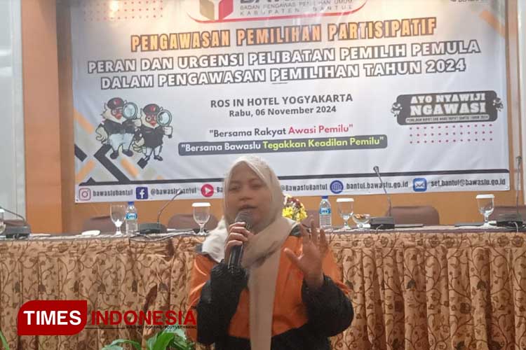 Puluhan Pemilih Pemula Sukarela Bantu Bawaslu Awasi Pilkada Bantul 2024