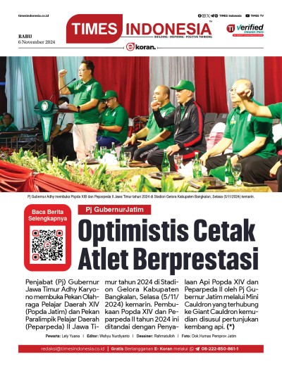 Edisi Rabu, 6 November 2024: E-Koran, Bacaan Positif Masyarakat 5.0