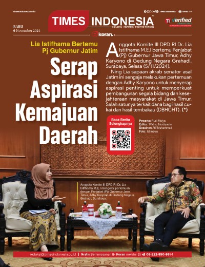 Edisi Rabu, 6 November 2024: E-Koran, Bacaan Positif Masyarakat 5.0