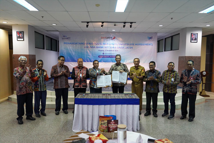 Perkuat KUB, Bank Jatim Teken MoU dan NDA dengan Bank NTT